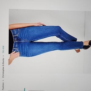 CJ Banks Signature Slimming Tapered Leg Shaped Fit Jean